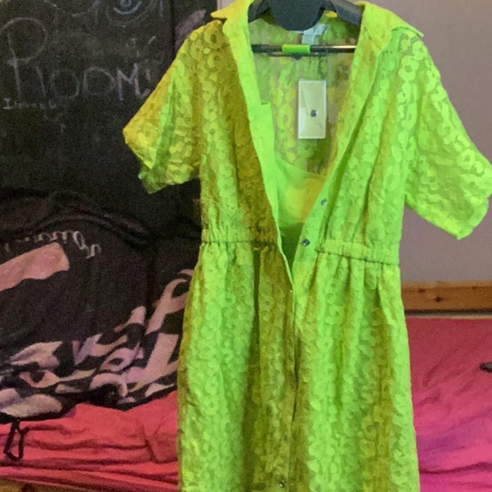 Micheal Kors laced curved dress